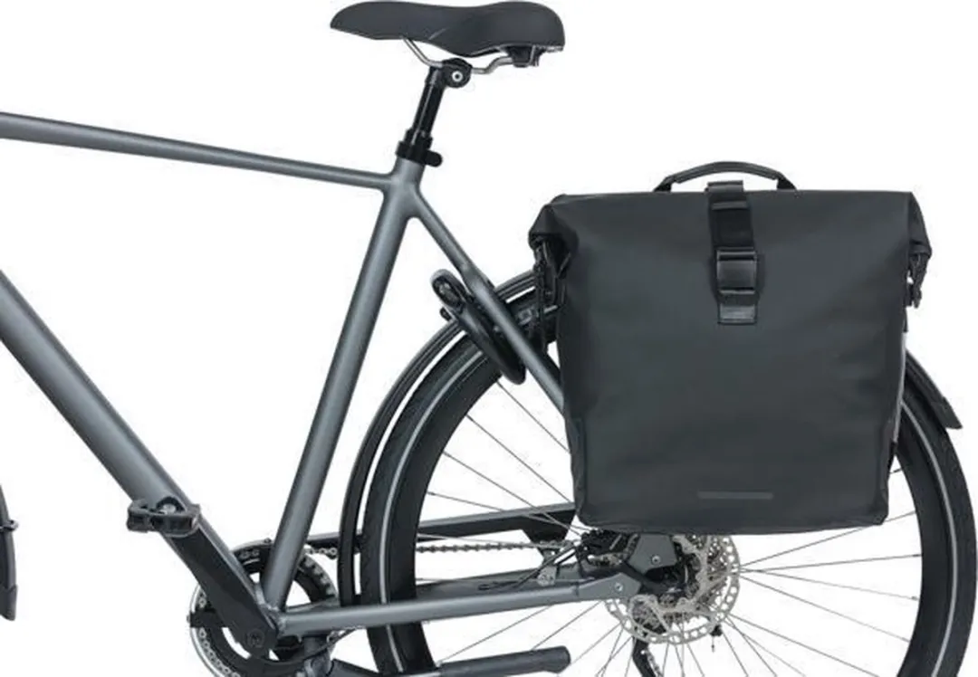 Basil SoHo Dubbele Fietstas - 41L - Zwart
