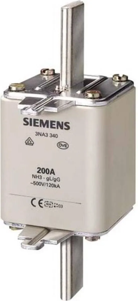 Siemens 3NA3372 Zekeringinzetstuk 630A 500V