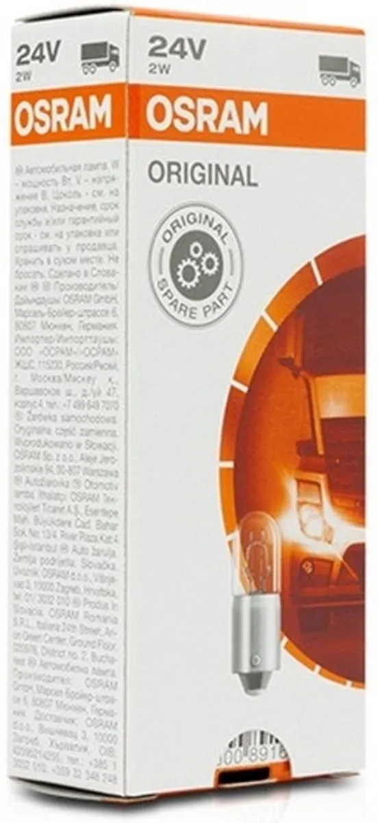 Osram OS3797 Gloeilamp Auto 2W 24V - 10 Stuks