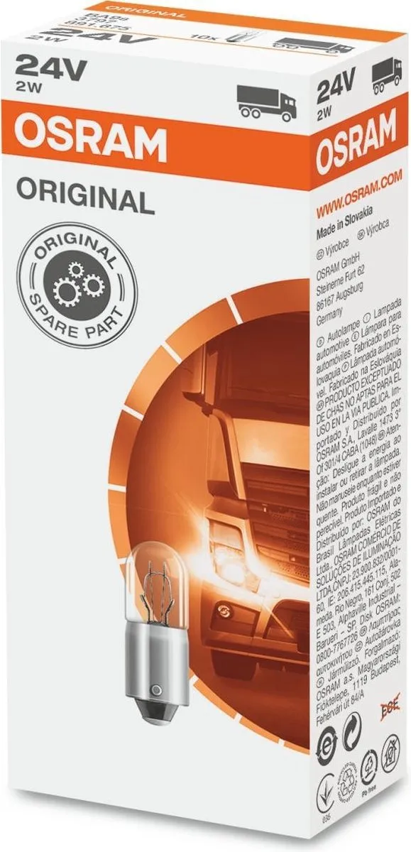 Osram OS3797 Gloeilamp Auto 2W 24V
