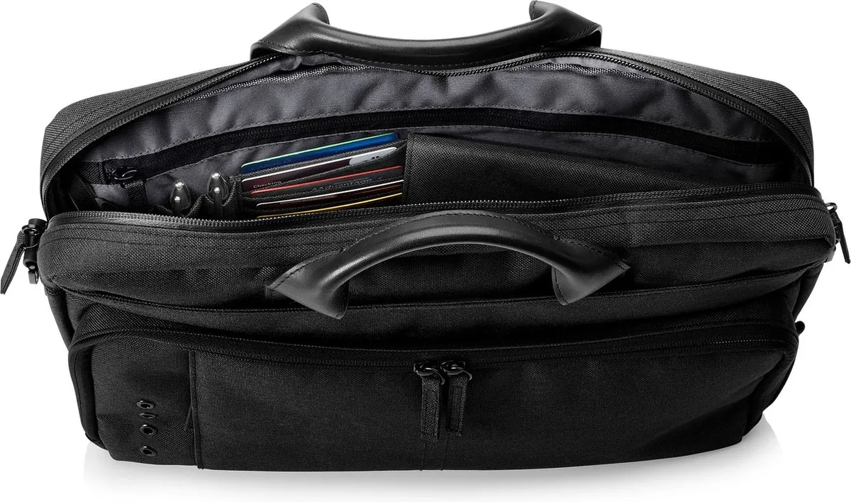 HP Notebook tas Power Ready 14.1 Elite Top Load 35,6 cm (14") Aktetas Zwart (4NR35AA)