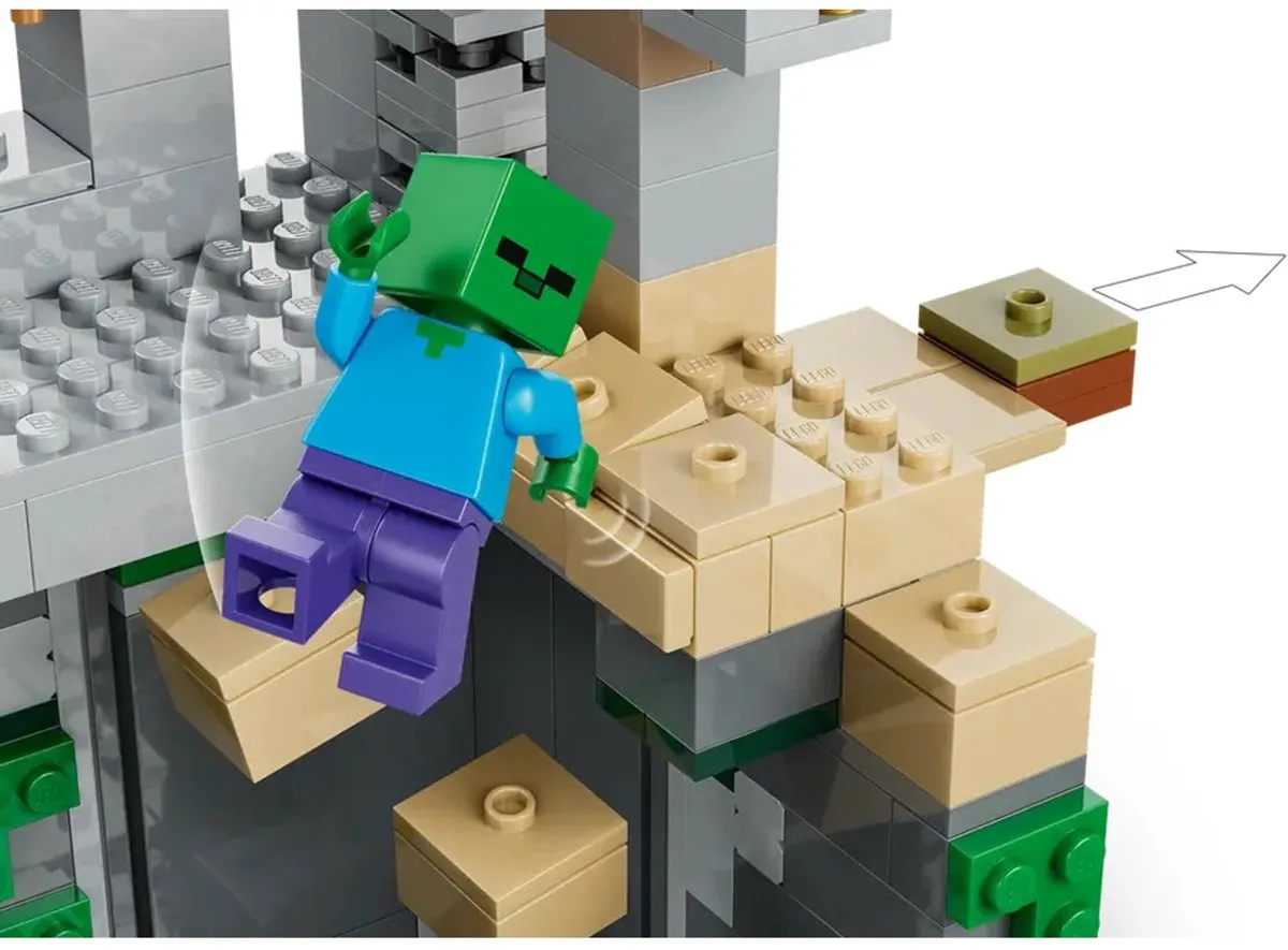 LEGO Minecraft Zombiekerker 21587 - 284 Stukken - 3 Minifiguren - afbeelding 6 van 6