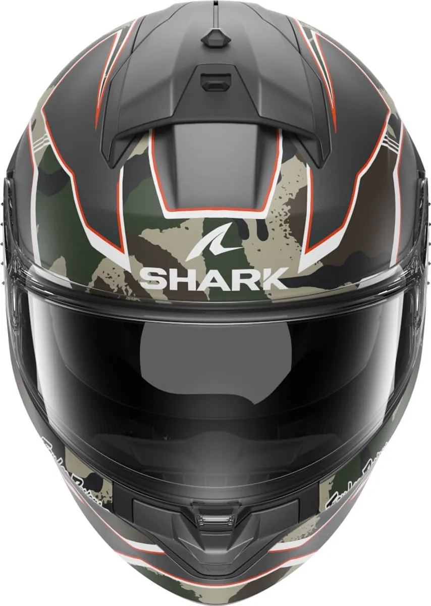 Shark Ridill 2 Matrix Camo Helm - S - Antraciet/Groen