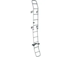 Thule Ladder Double 10 Treden Opklapbaar - Zilver/Zwart