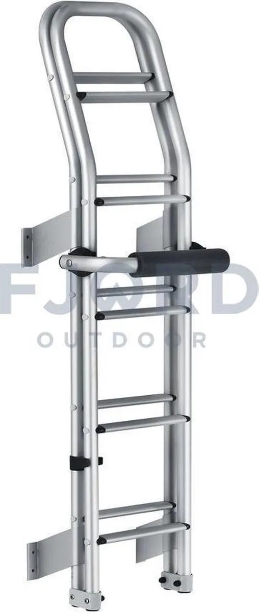 Thule Ladder Double 10 Treden Opklapbaar - Zilver/Zwart
