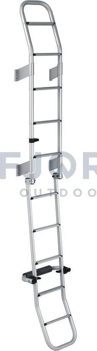 Thule Ladder Double 10 Treden Opklapbaar - Zilver/Zwart