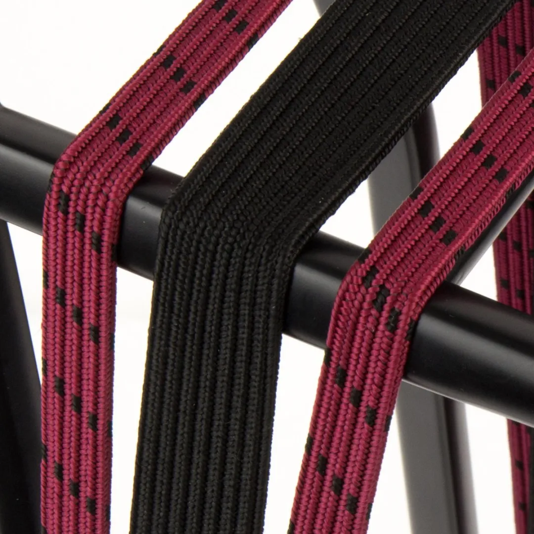 Qibbel Triobinder Eye Haak 24+2x12mm - 28 Inch - Zwart/Bordeaux