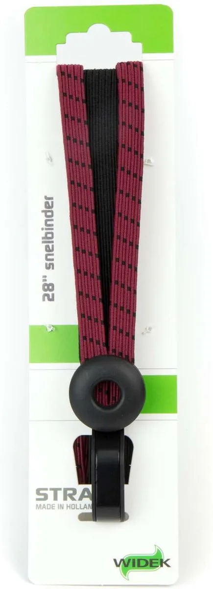 Qibbel Triobinder Eye Haak 24+2x12mm - 28 Inch - Zwart/Bordeaux