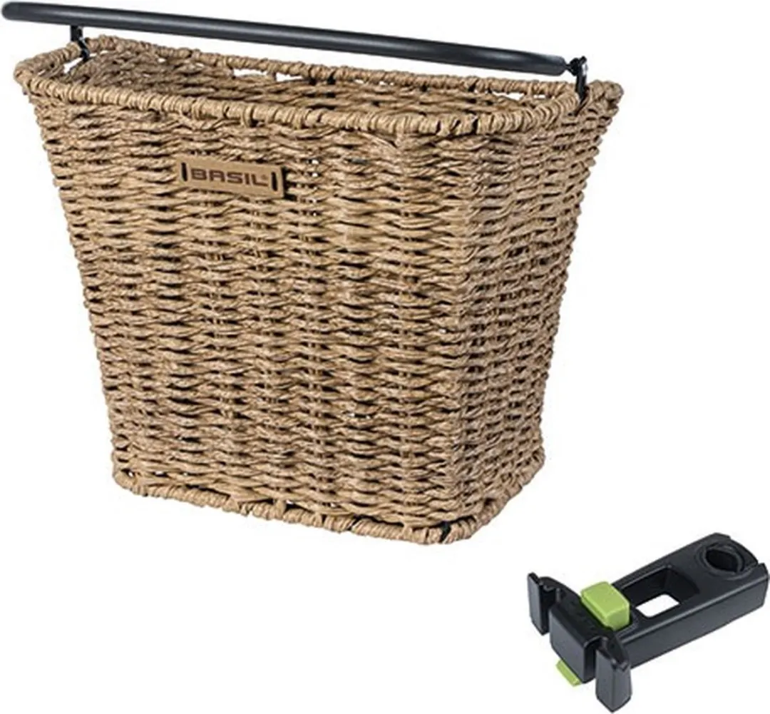 Basil Bremen Rattan Look Fietsmand