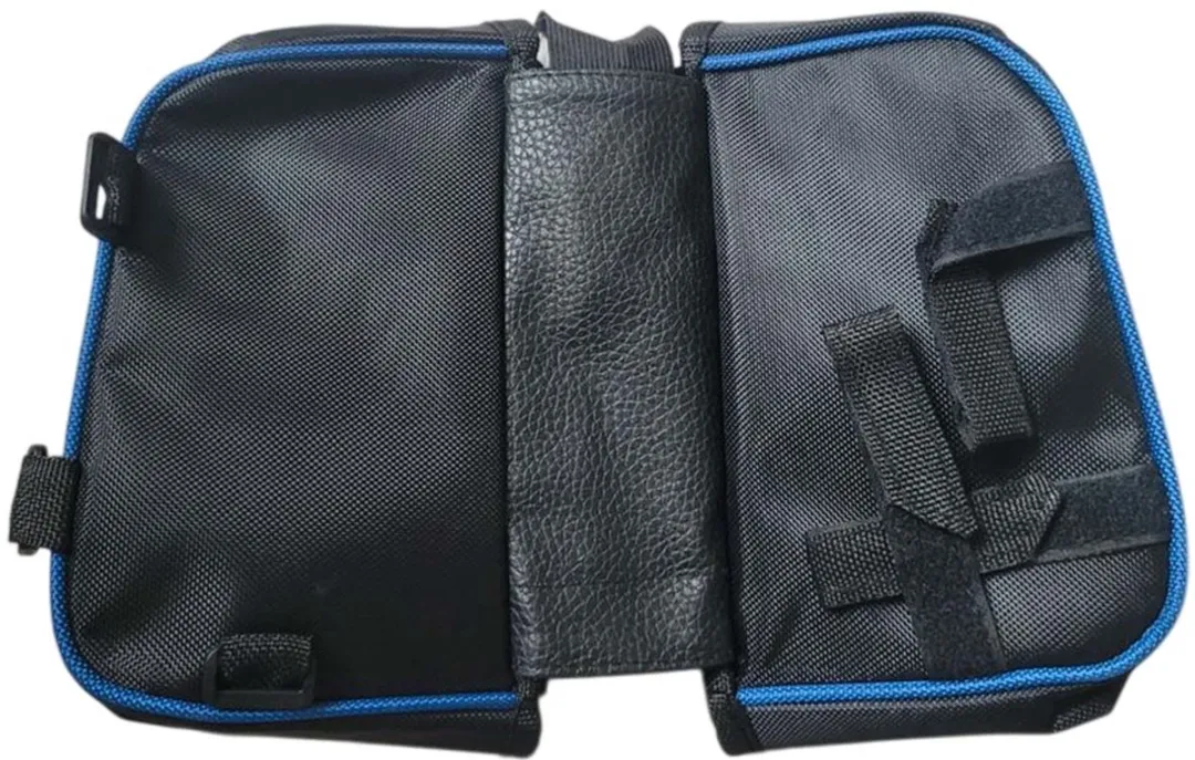 Dunlop Fietstas Frame 3L - Zwart/Blauw