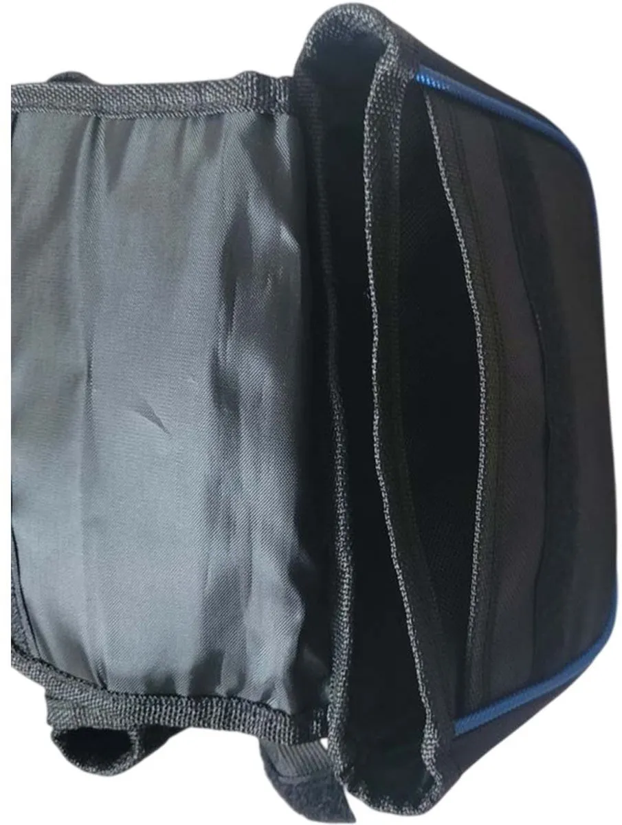 Dunlop Fietstas Frame 3L - Zwart/Blauw