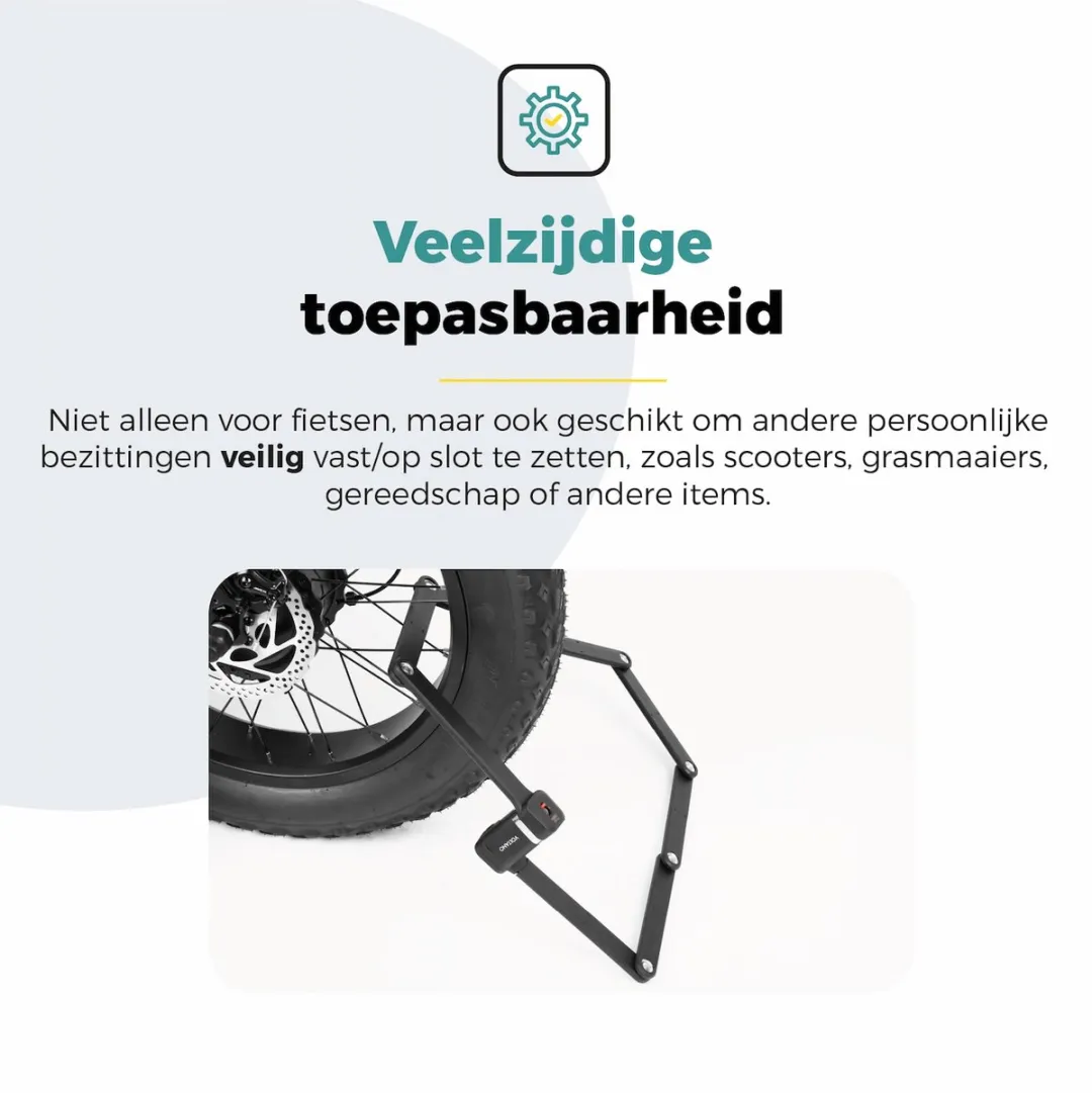 Voltano ART2 Pro Vouwslot 120cm - Zwart