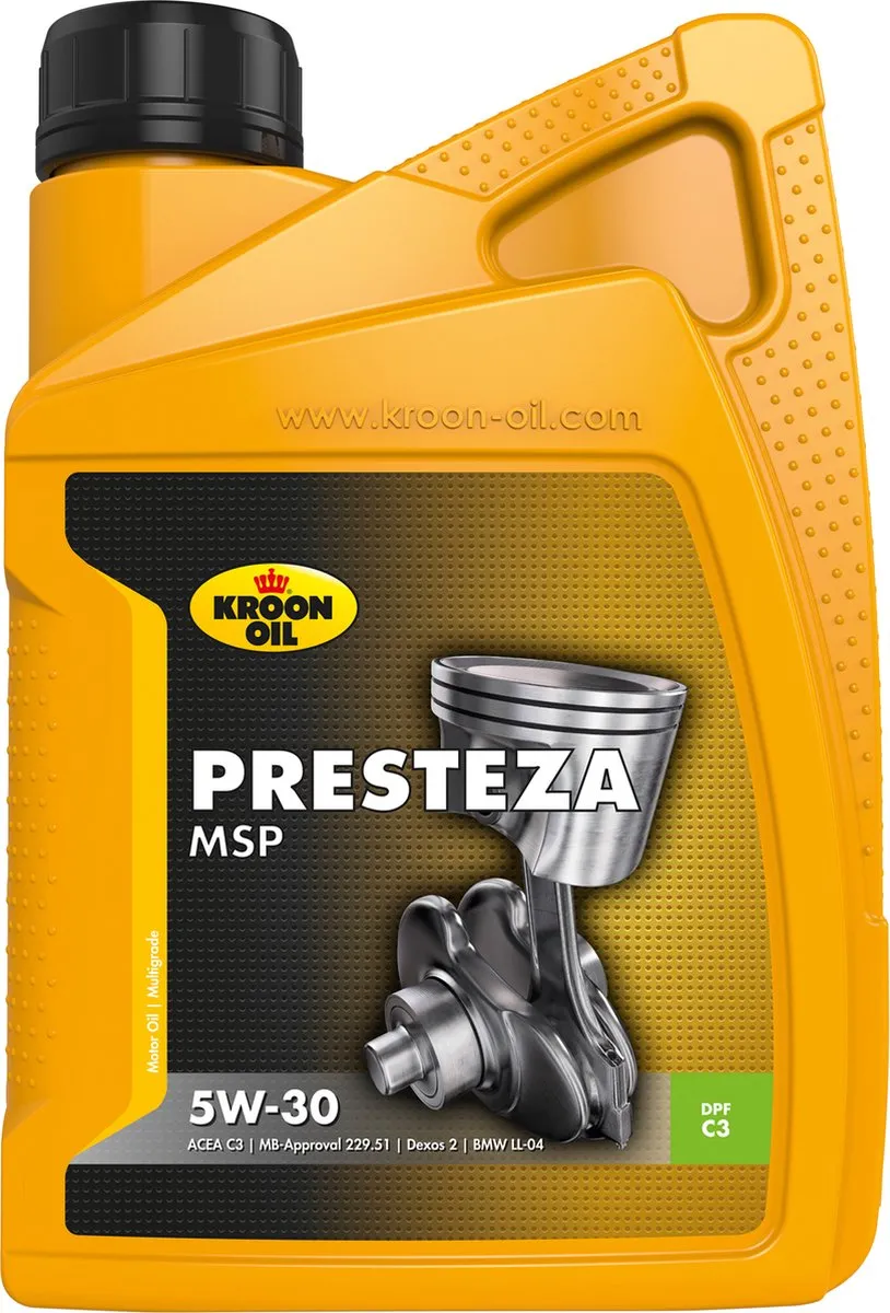 Kroon Oil Presteza MSP 5W-30 Synthetische Motorolie 1L