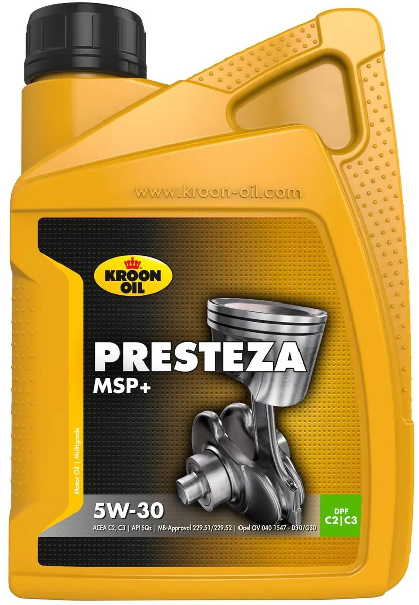 Kroon Oil Presteza MSP 5W-30 Synthetische Motorolie 1L