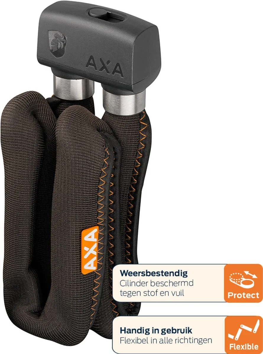 AXA Foldable 1000 Vouwslot - 105cm - ART 2 - Zwart