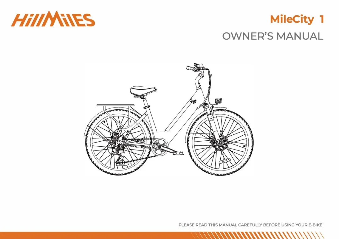 HillMiles Milecity 1 Elektrische Fiets 250W - Blauw