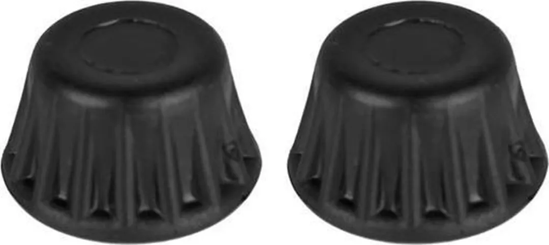 Bobike Classic Windscherm Einddoppen - 2 Stuks - Zwart
