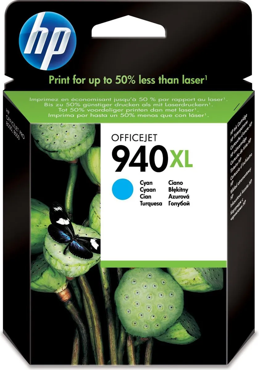 HP 940XL Inktcartridge Cyan - 1400 pagina's