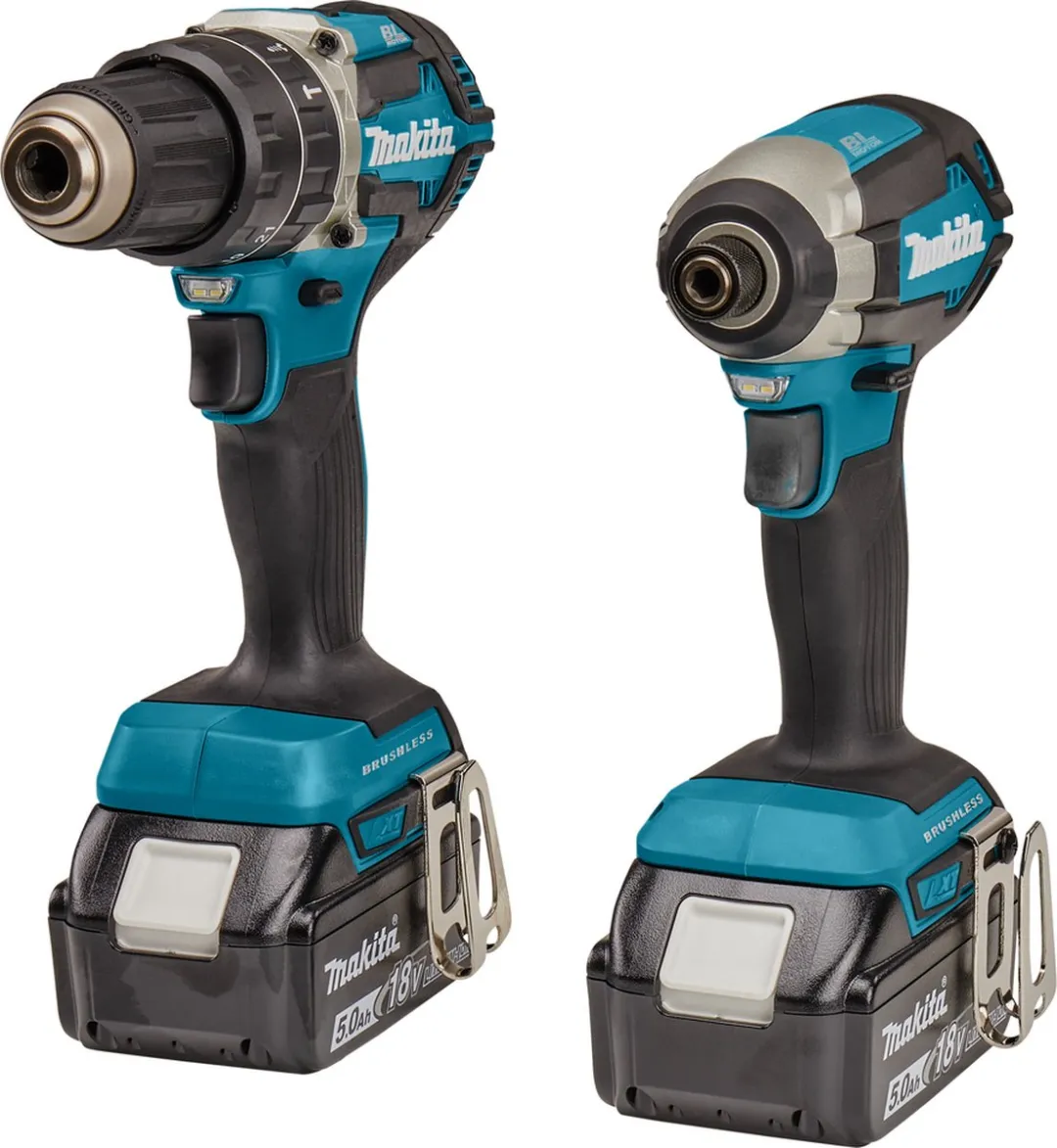 Makita DLX2180TJ1 Powerpack Klopboor & Slagschroever - 3x 5,0 Ah