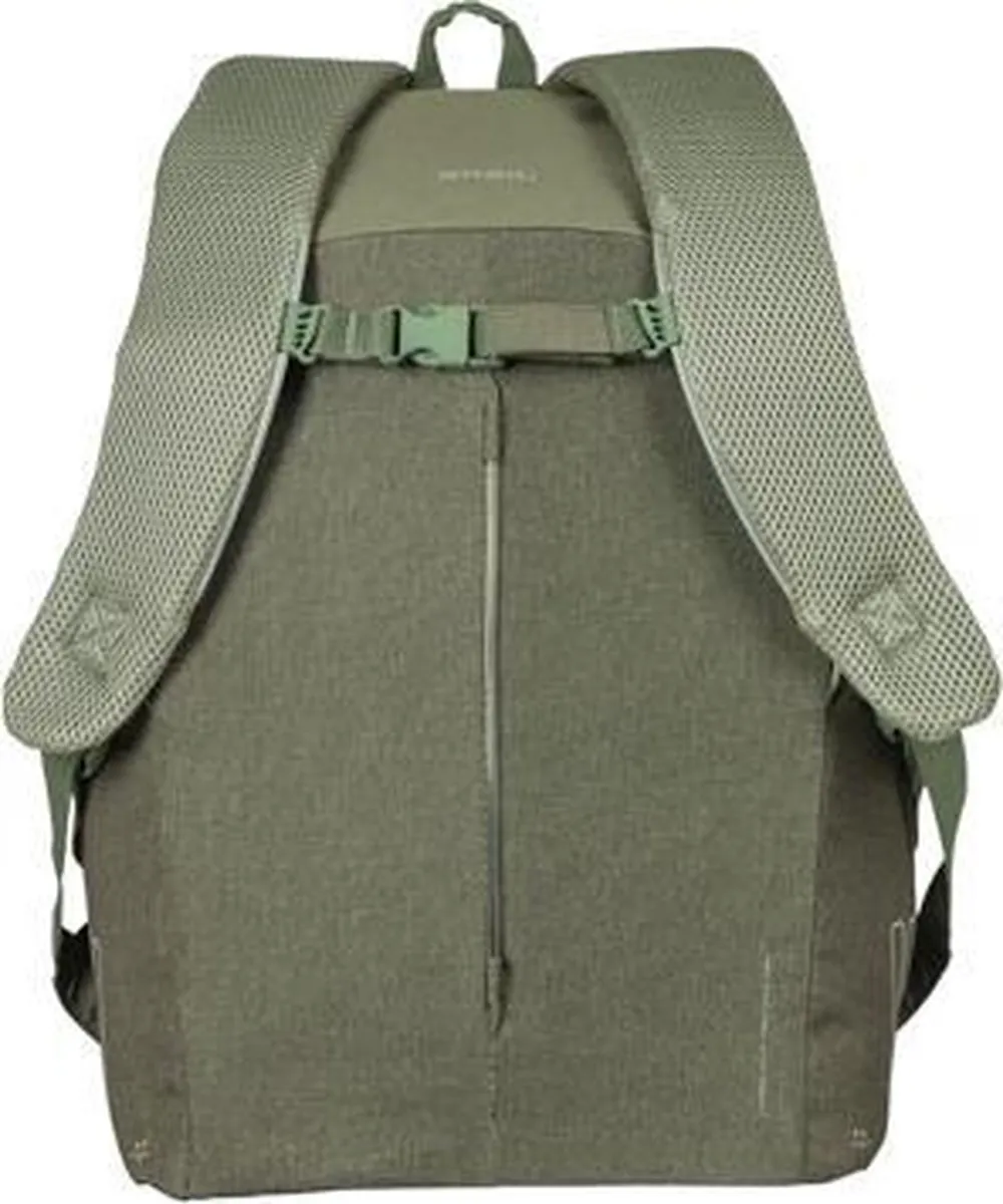 Basil B-Safe Commuter Rugzak 18L - Groen