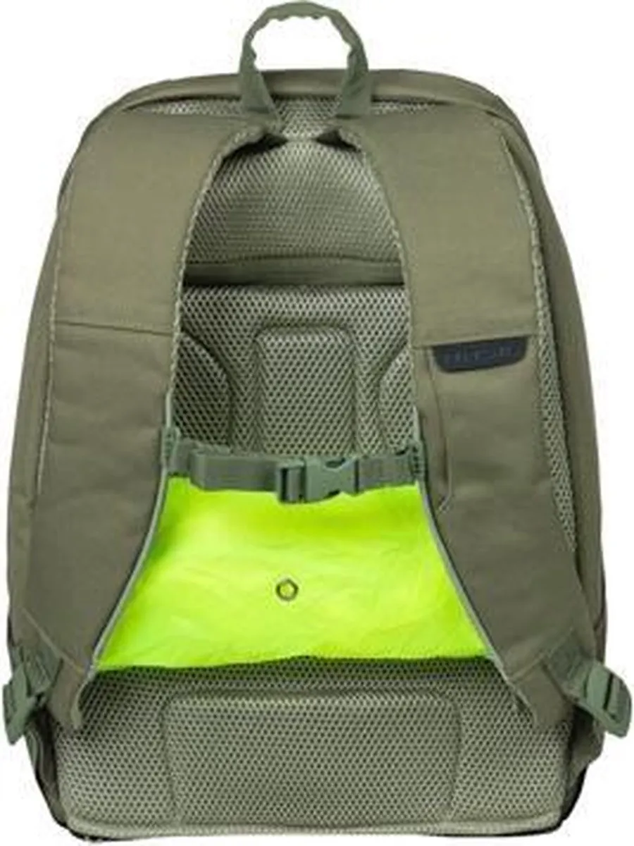 Basil B-Safe Commuter Rugzak 18L - Groen - afbeelding 6 van 6