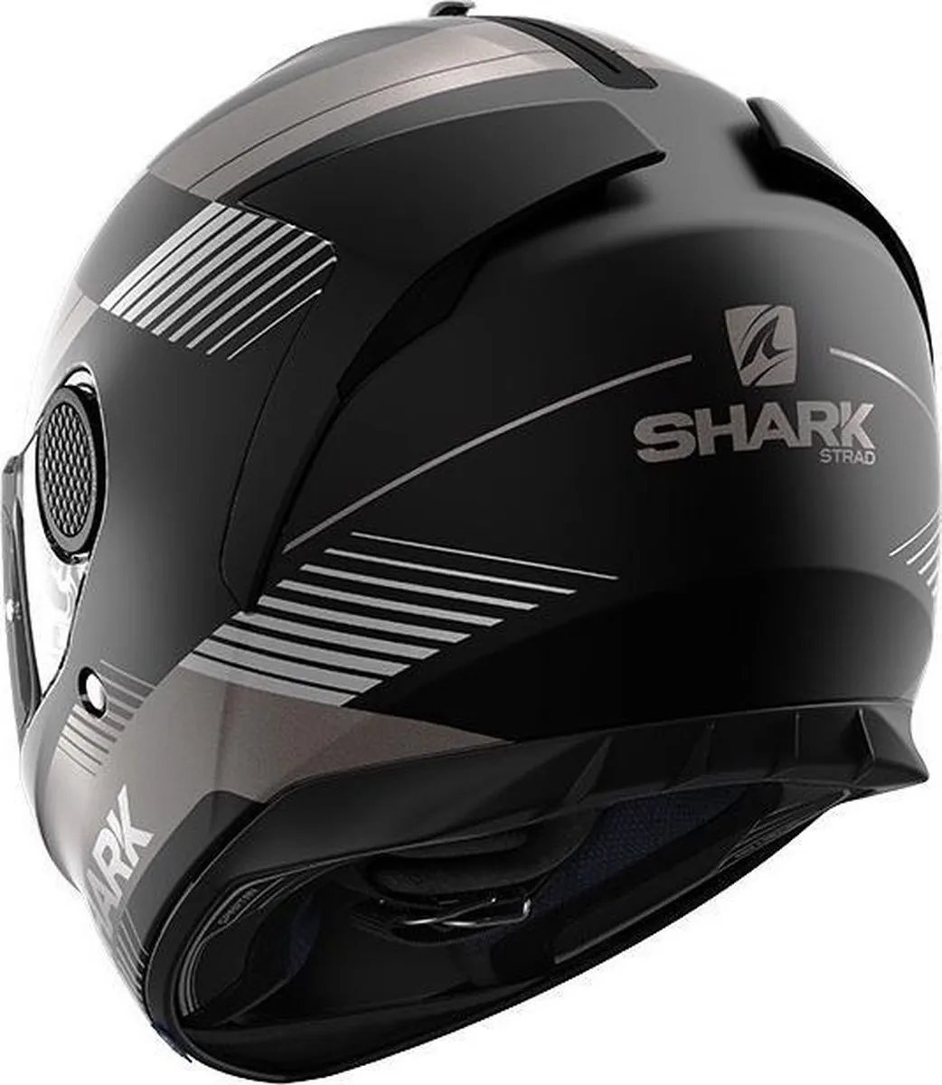 Shark Spartan 1.2 Strad Motorhelm - XL - Mat Zwart