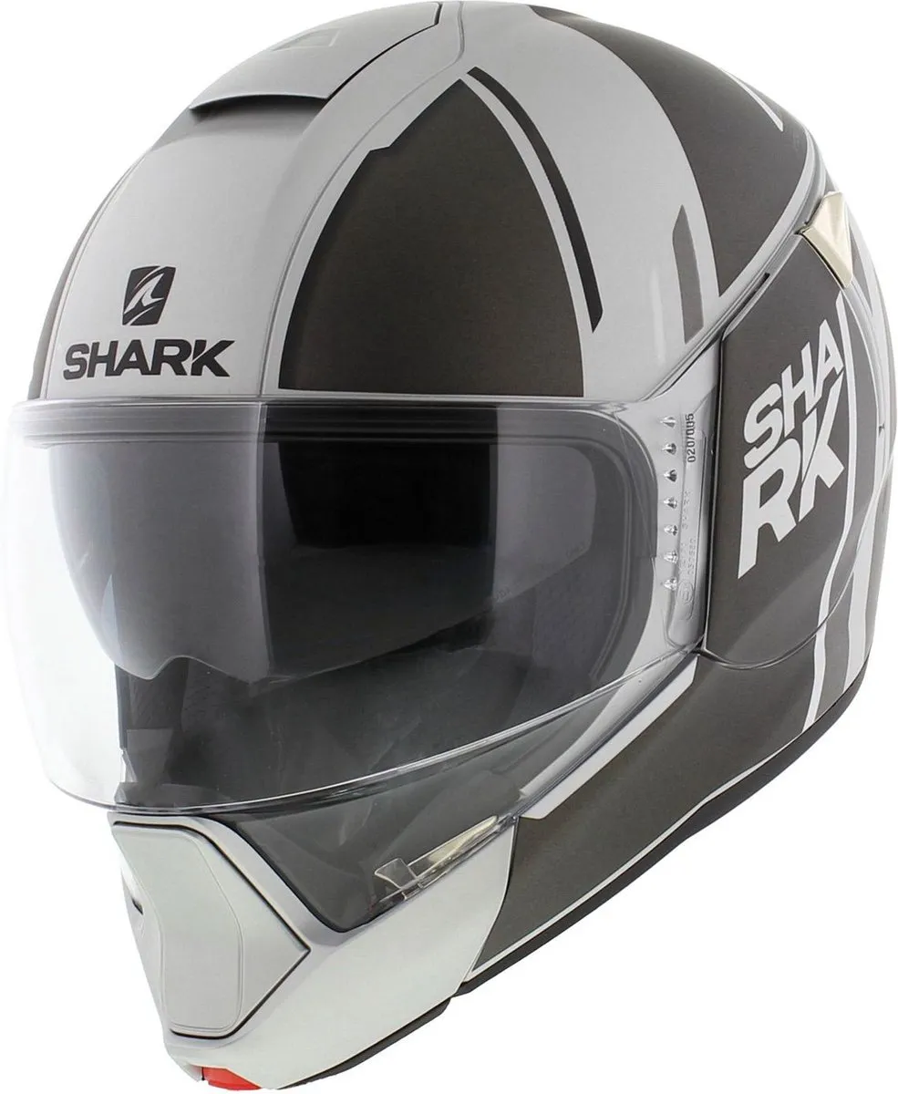 Shark EvoJet VYDA MAT Motorhelm - Maat XS - Zwart
