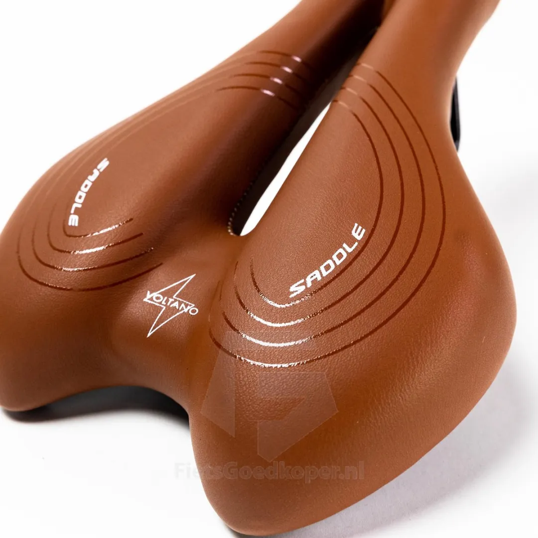 Voltano Sport Trekking Fietszadel - Bruin