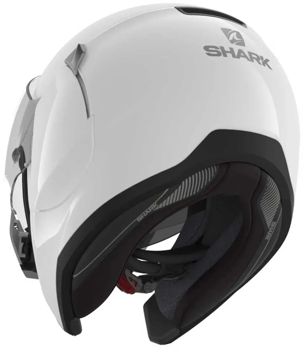 Shark EVOJET BLANK Motorhelm - Maat XS - Wit
