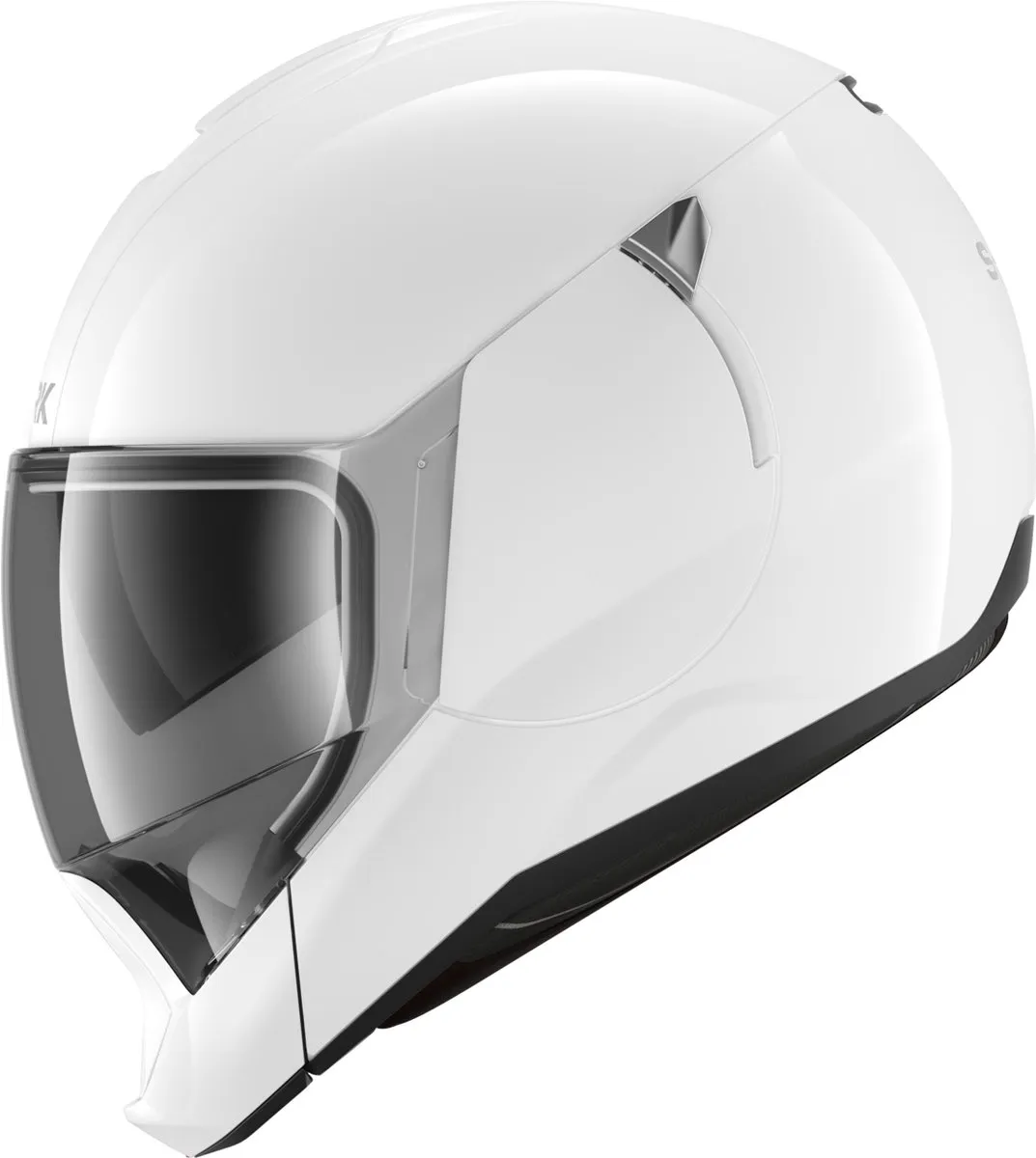 Shark EVOJET BLANK Motorhelm - Maat XS - Wit