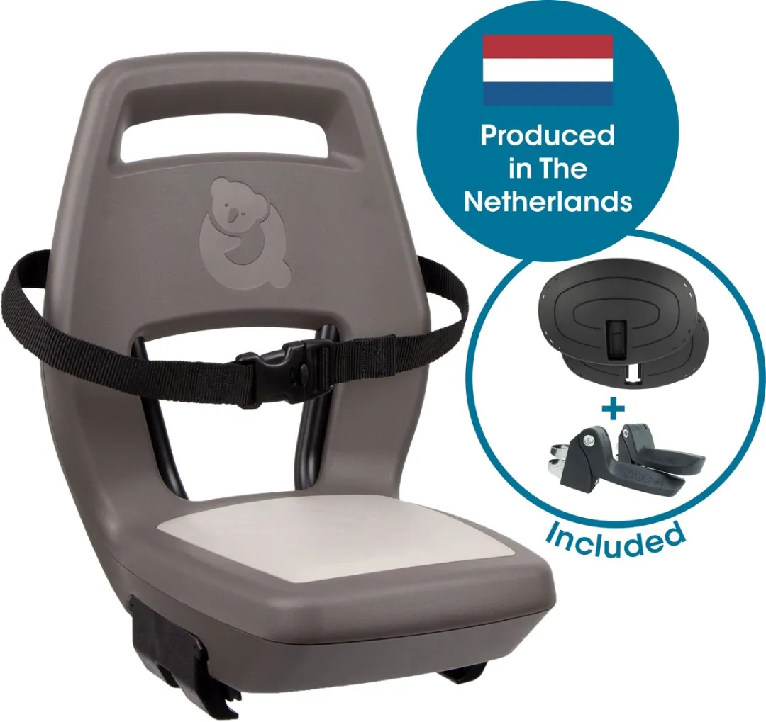 Qibbel Junior 6+ Fietsstoeltje - Hazel Brown