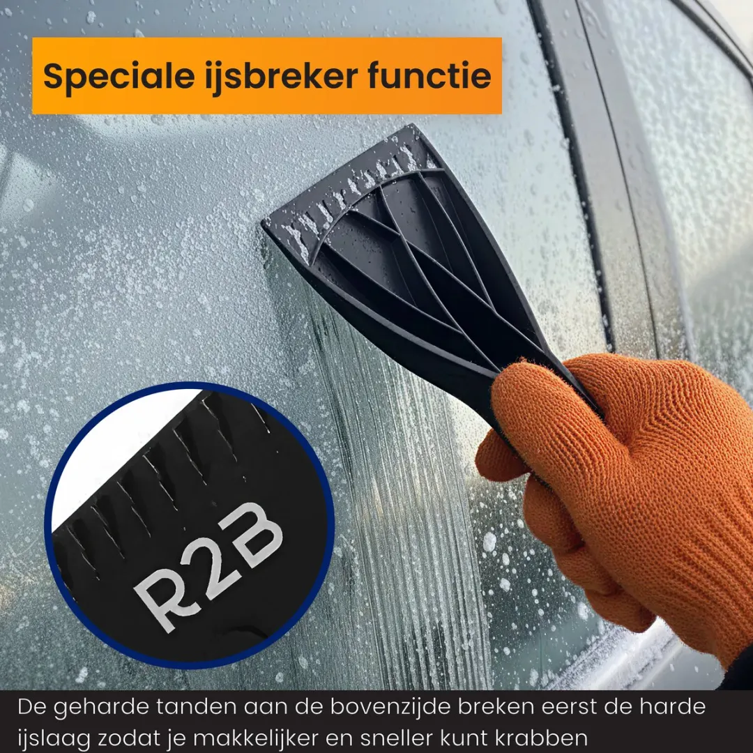 R2B IJskrabber Auto met IJsbreker - Zwart