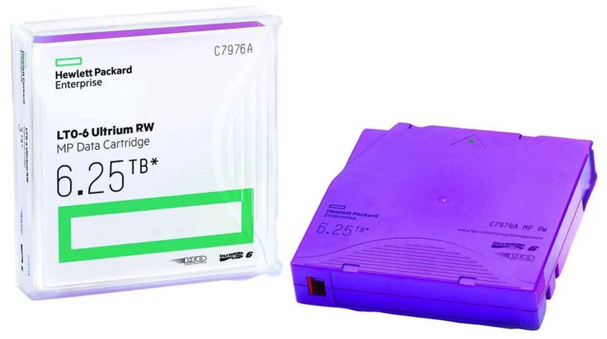 HP LTO-6 Ultrium RW Data Cartridge C7976A - 1TB - Lila - afbeelding 6 van 6