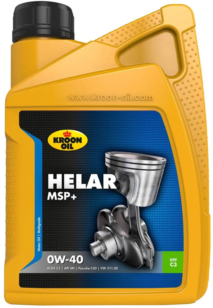 Kroon Oil Helar MSP+ 0W40 Motorolie 1L