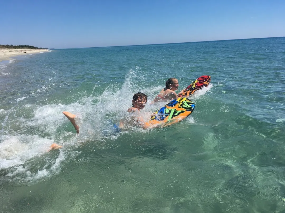 Schildkröt Bodyboard - Oranje/Blauw/Groen/Geel