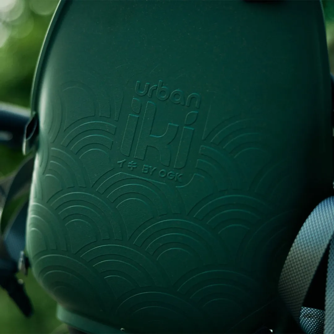 Urban Iki BIO Fietsstoeltje Ta–ke - Mosu Green/Bincho Black - afbeelding 6 van 6