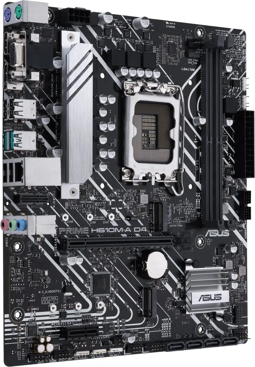ASUS PRIME H610M-A D4-CSM Moederbord - LGA 1700