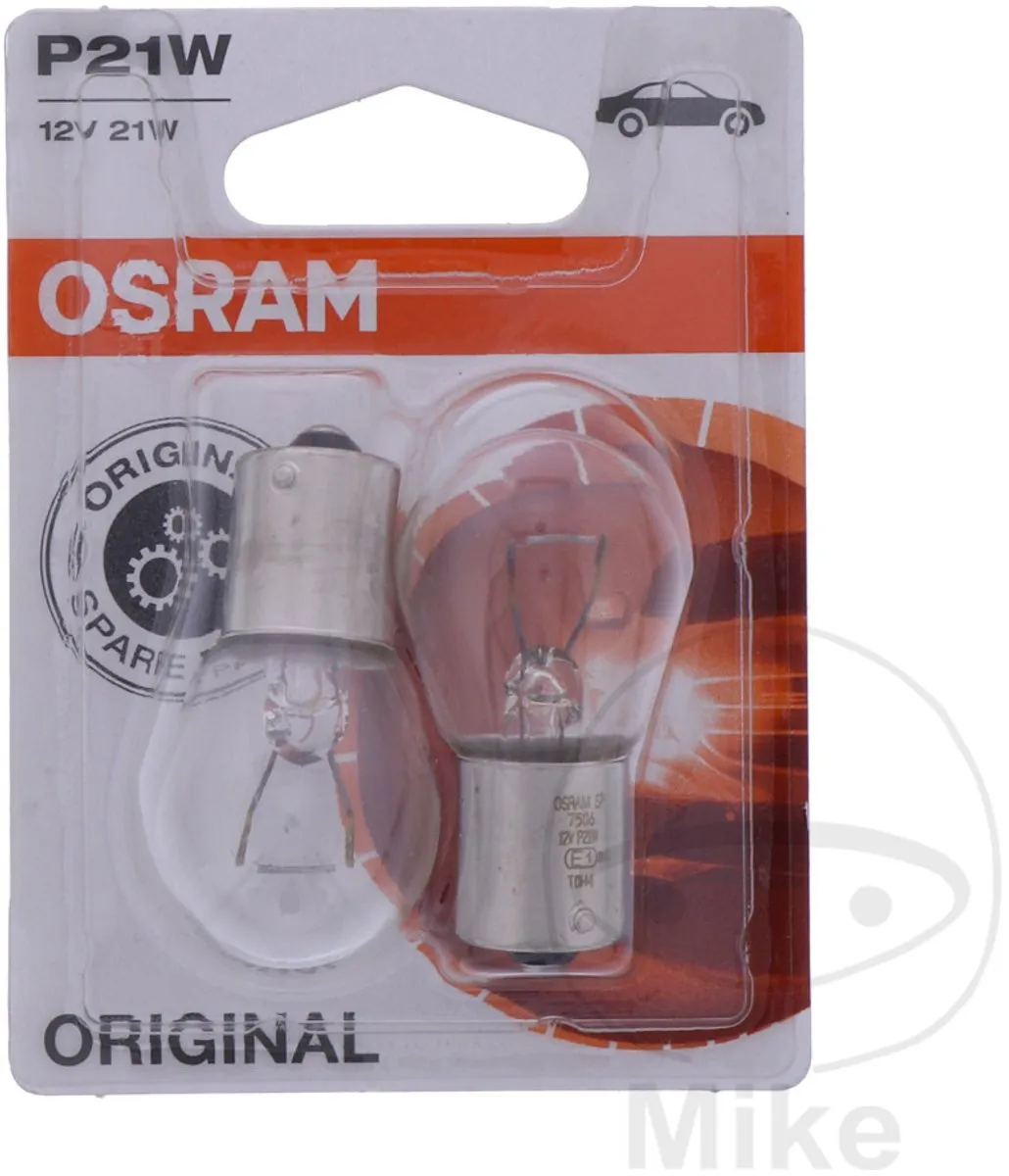 Osram Ultra Life BA15s P21W Set - 2 Stuks