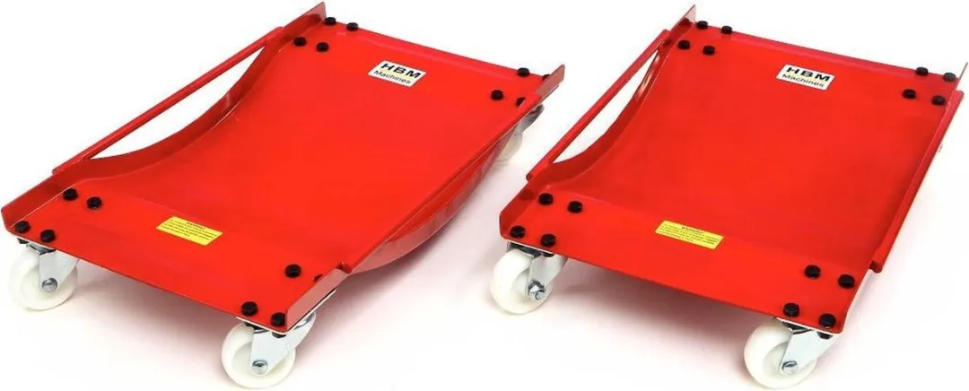 HBM Automoverset 450kg - 2 Stuks - Rood