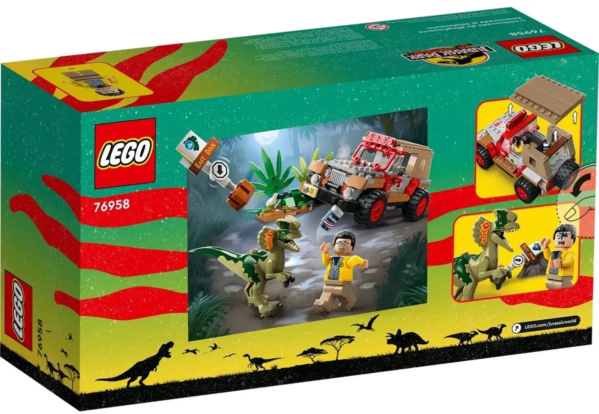 LEGO Jurassic World Dilophosaurus Hinderlaag 76958 - Speelgoed - afbeelding 6 van 6