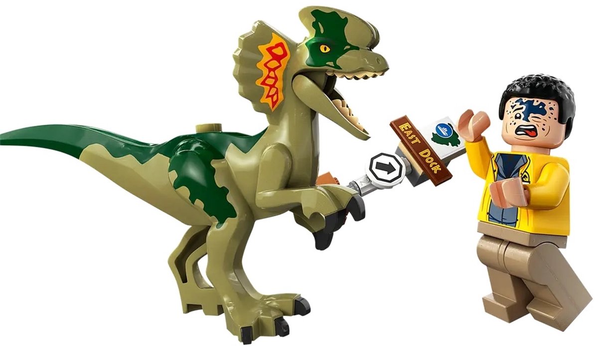 LEGO Jurassic World Dilophosaurus Hinderlaag Dinosaurus Speelgoed - 76958