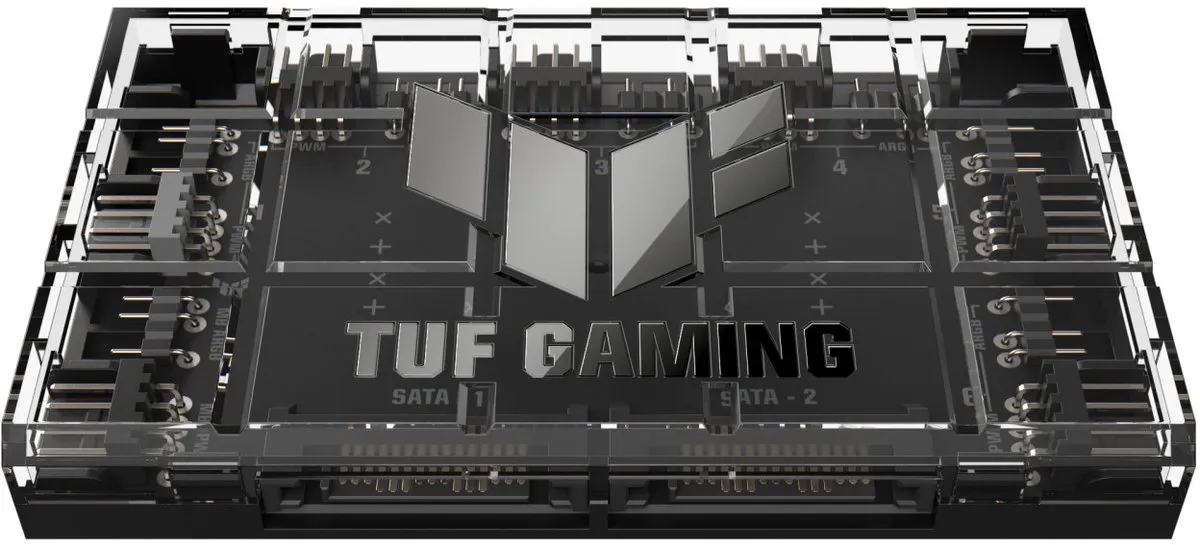 ASUS TUF Gaming ARGB PWM Fan Hub 90DA00C0-B09000 - Zwart