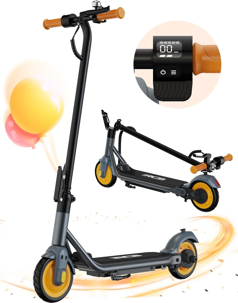 RCB Elektrische Kinderstep R7X-geel 150W