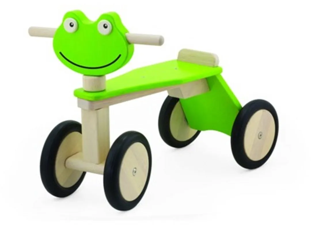 Pintoy Houten Loopfiets Kikker 4 Wielen