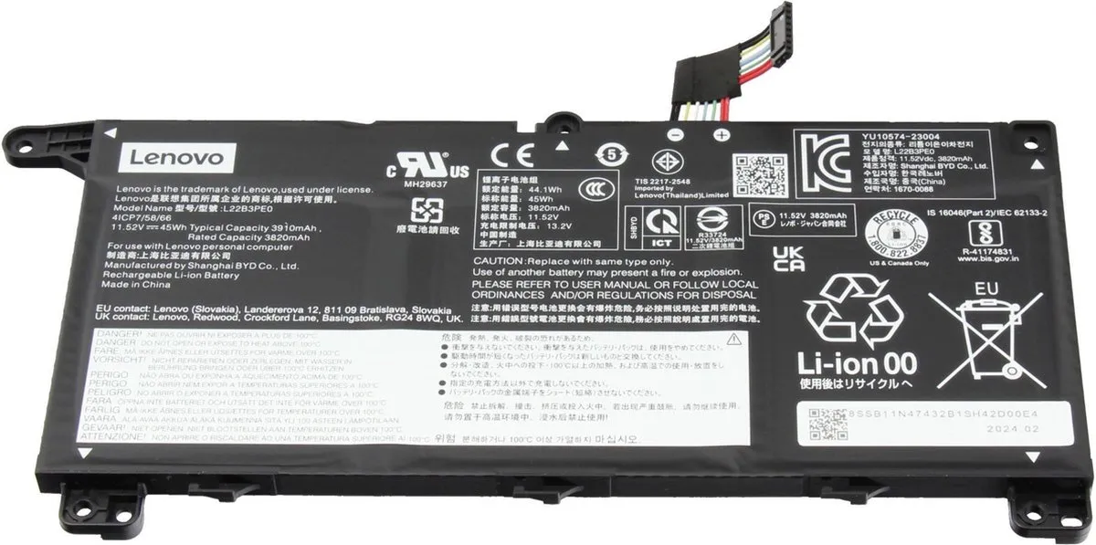 Lenovo 5B11L67323 Accu
