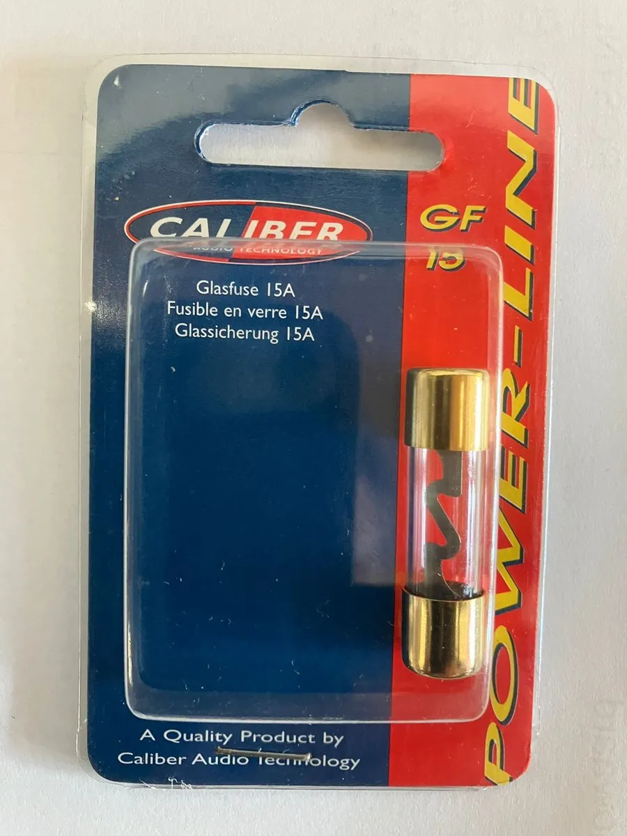 Caliber GF15 Glaszekeringen 15A