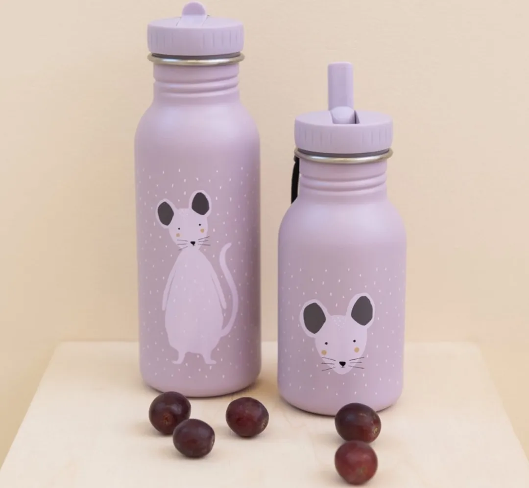 Trixie Mrs Mouse RVS Waterfles 500ml - Muis Violet - afbeelding 6 van 6