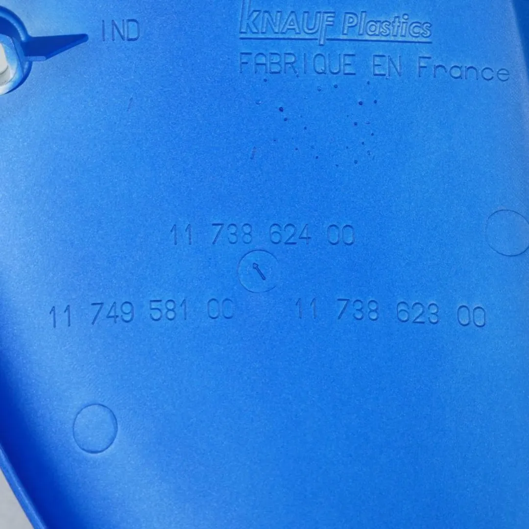 Peugeot 50 TKR Coque Achterzijde 738623PB - Blauw