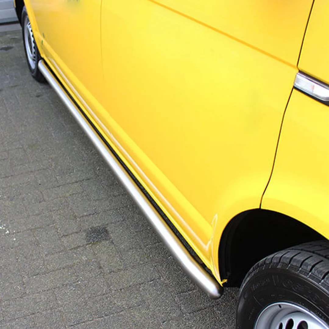 Volkswagen G-Serie Sidebars T7 Multivan 2022+ - Zwart/RVS - afbeelding 6 van 6