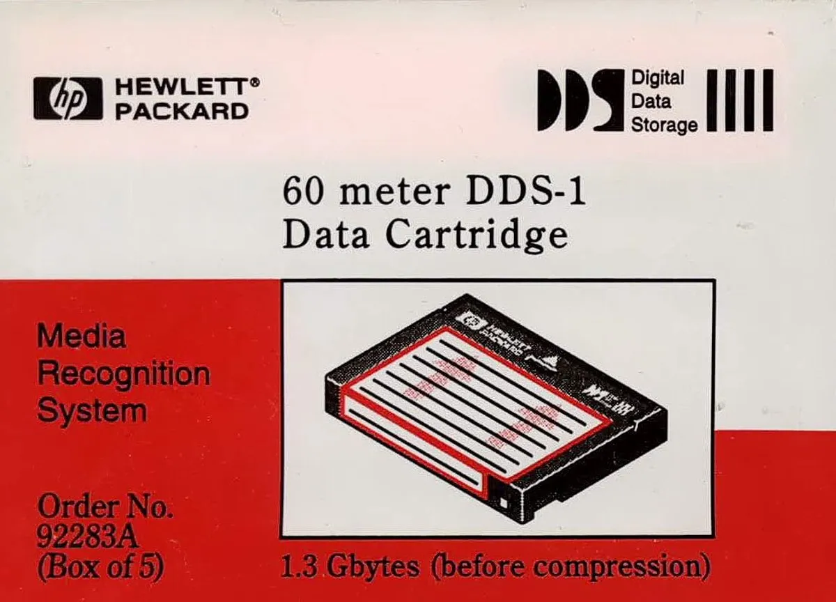HP DDS-1 Digital Data Storage 5x